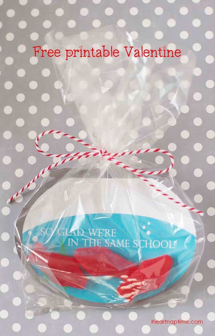 Swedish Fish Valentines Free Printable