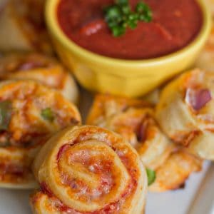 Easy Pizza Pinwheels - I Heart Nap Time