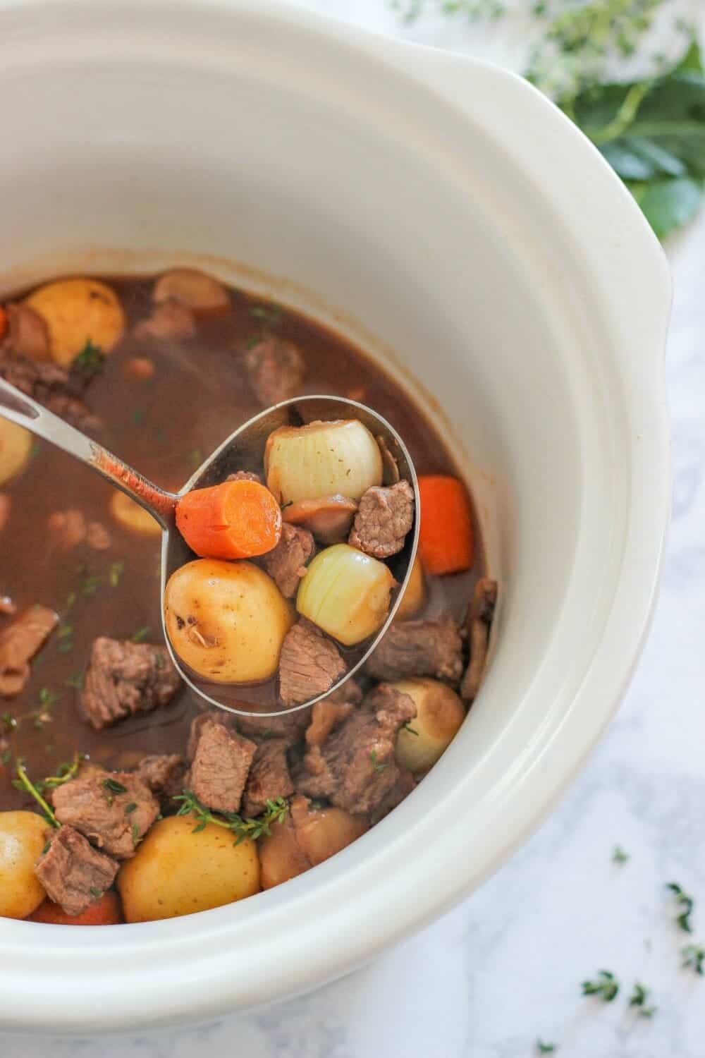 Slow Cooker Beef Bourguignon Recipe I Heart Naptime