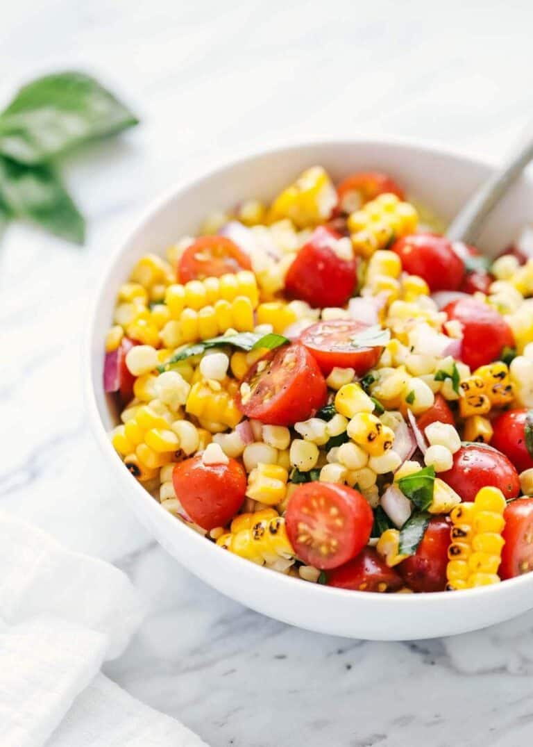 Easy Corn and Tomato Salad - I Heart Naptime