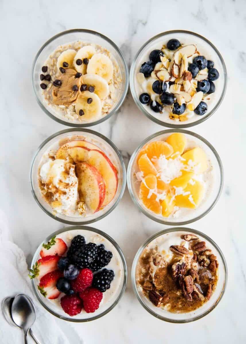 Easy Overnight Oats (6 ways!) - I Heart Naptime