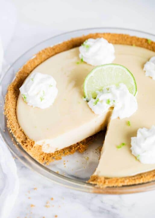 EASY Key Lime Pie (5 ingredients!) - I Heart Naptime