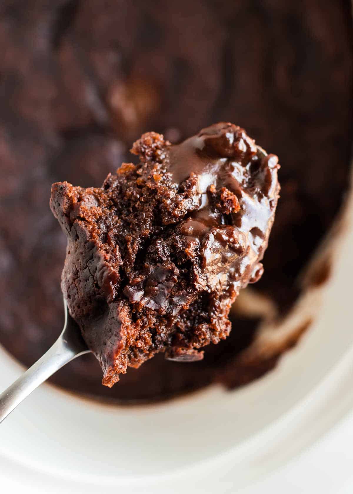 Slow Cooker Chocolate Lava Cake - I Heart Naptime