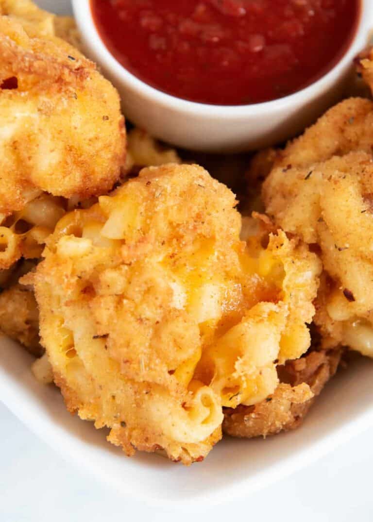 Crispy Fried Mac and Cheese Balls - I Heart Naptime