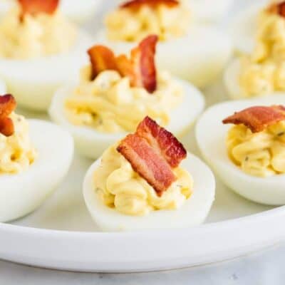 EASY Bacon Ranch Deviled Eggs - I Heart Naptime