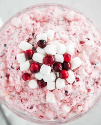 cranberry salad with marshmallows