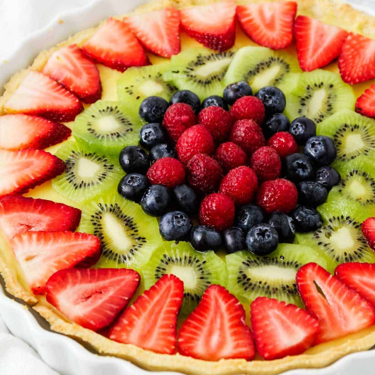 4th of July Fruit Pizza - I Heart Naptime