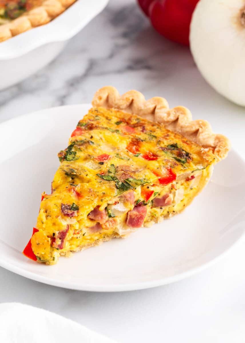 EASY Ham and Cheese Breakfast Pie - I Heart Naptime