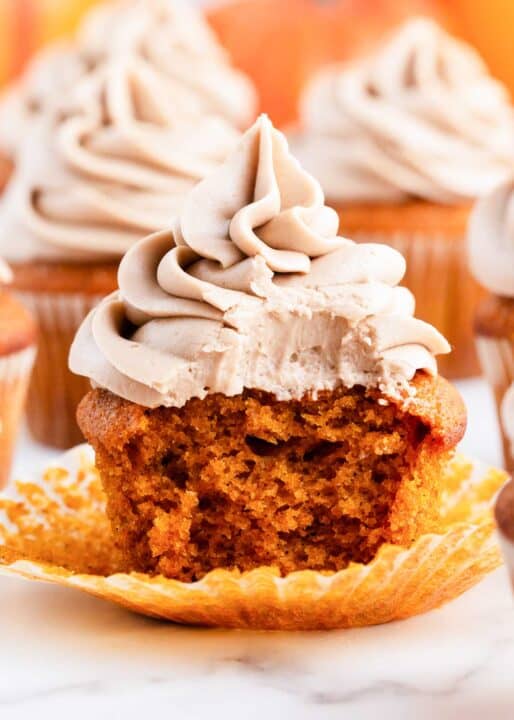 Pumpkin Spice Cupcakes W Cream Cheese Frosting I Heart Naptime