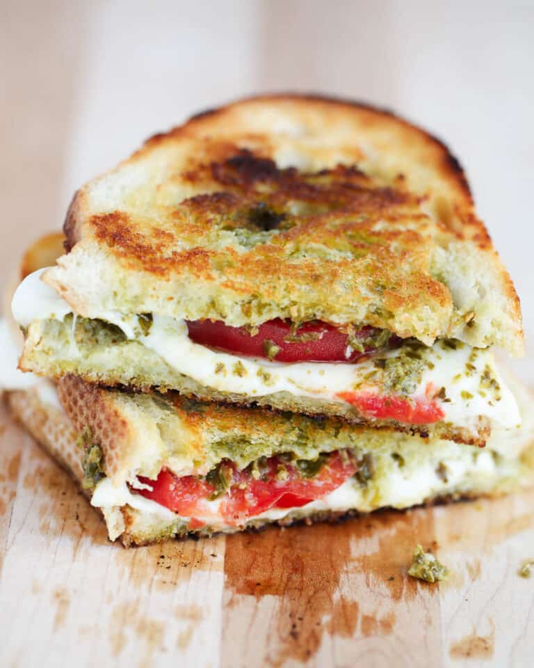 EASY Grilled Caprese Sandwich (10 minutes!) - I Heart Naptime