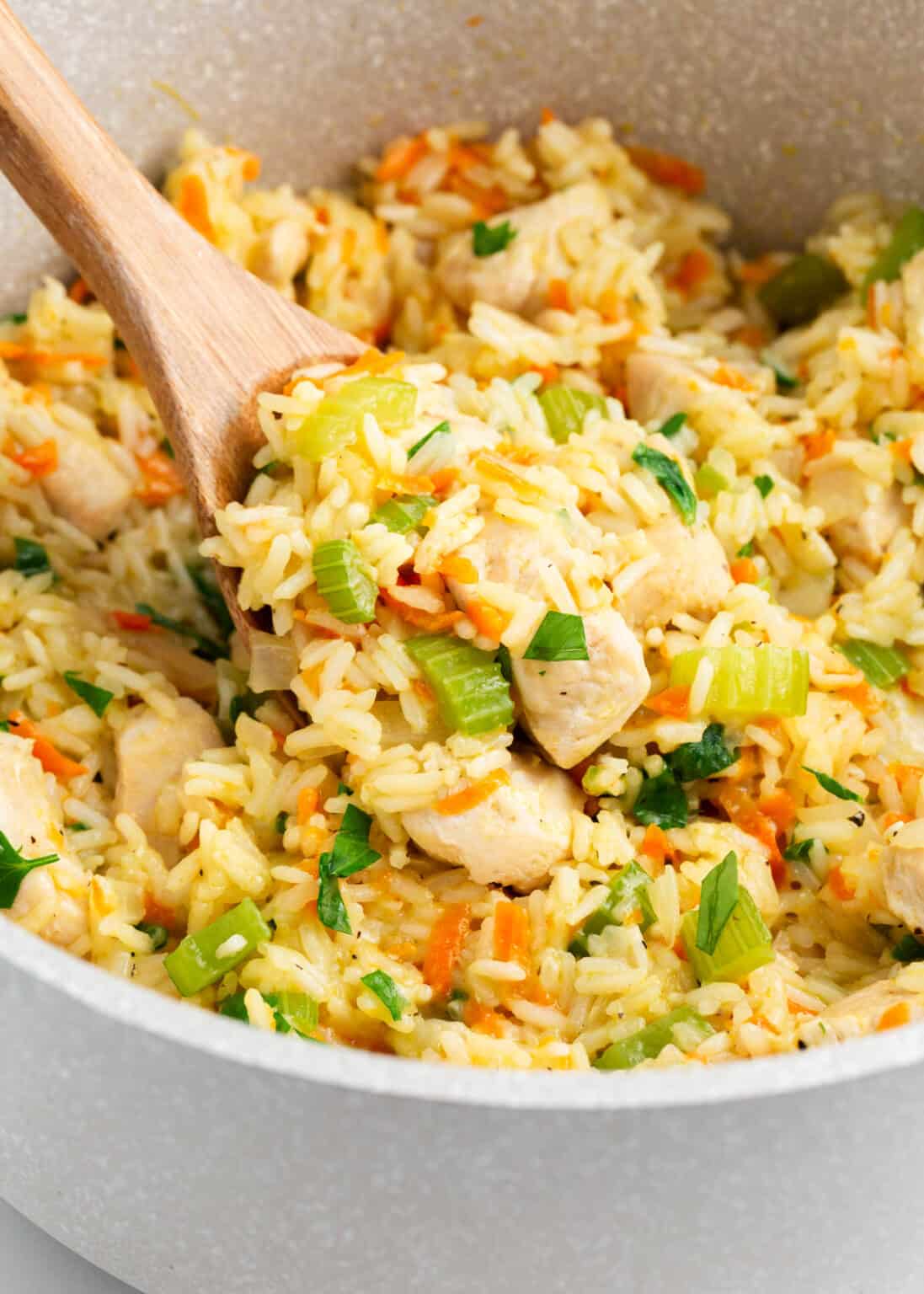 One Pot Chicken and Rice Recipe - I Heart Naptime