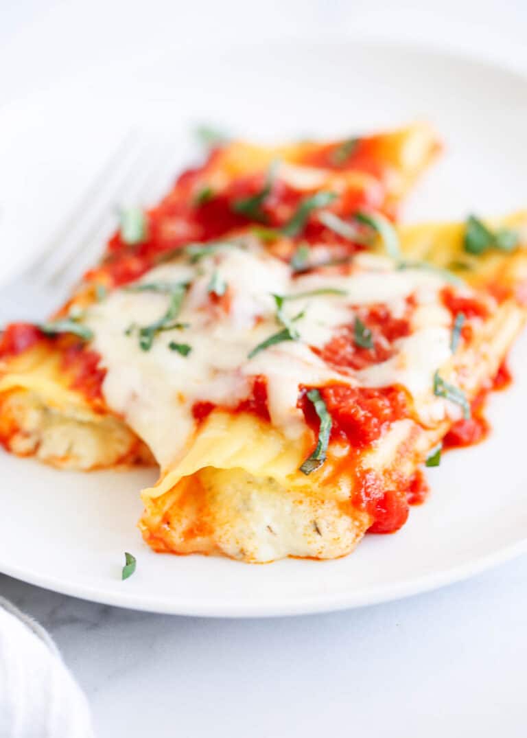 Three Cheese Manicotti - I Heart Naptime