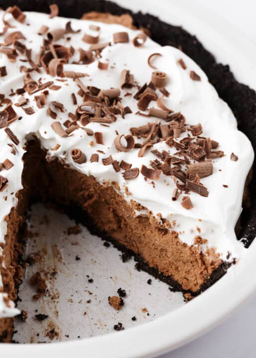 French Chocolate Silk Pie - I Heart Naptime