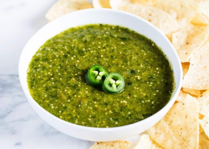 Tomatillo Salsa Verde Recipe I Heart Naptime