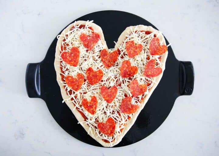 Heart Shaped Pizza - I Heart Naptime