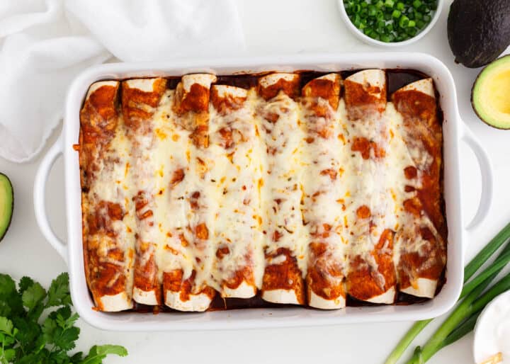 EASY Ground Beef Enchiladas - I Heart Naptime