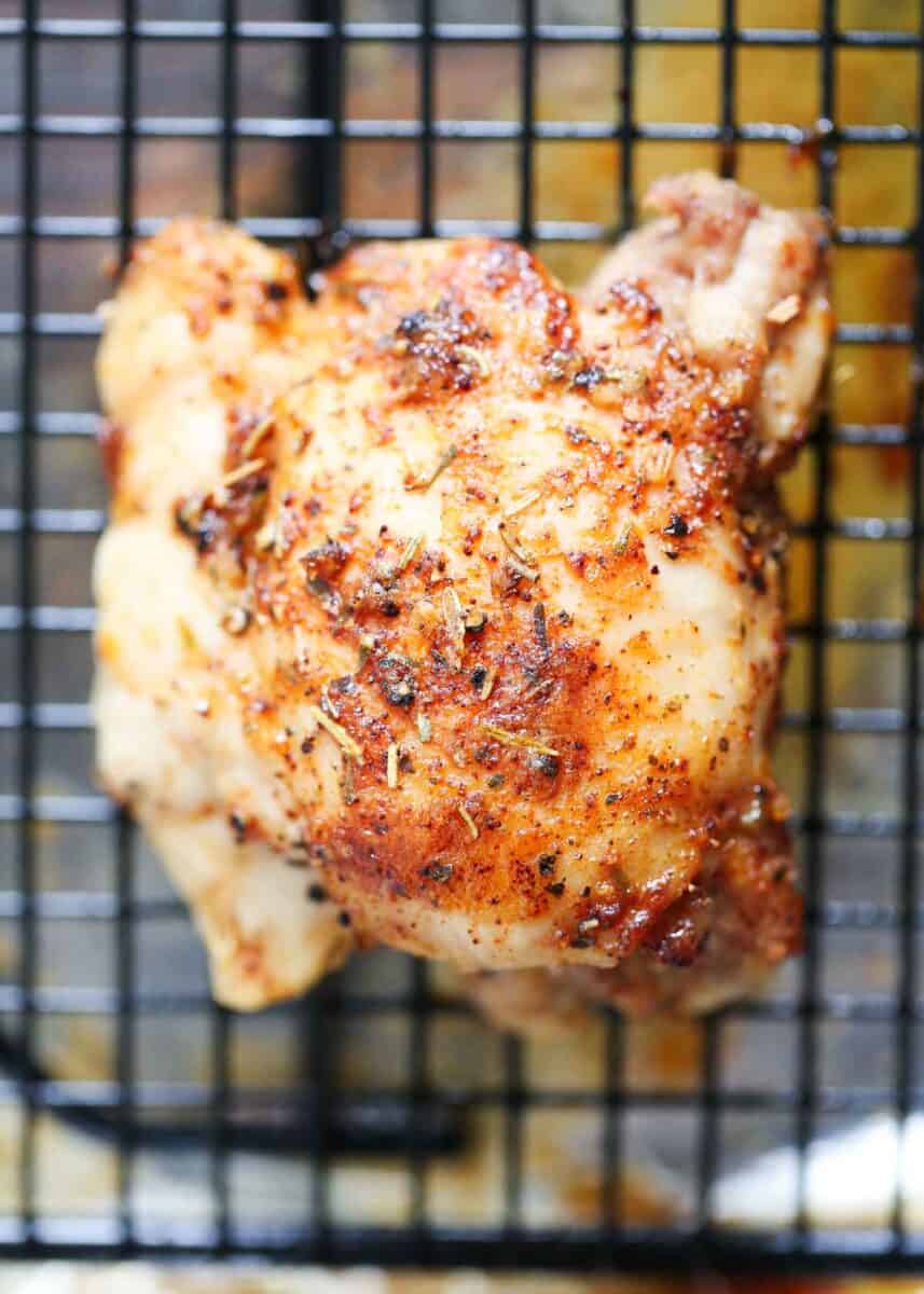 Baked Chicken Thighs - I Heart Naptime