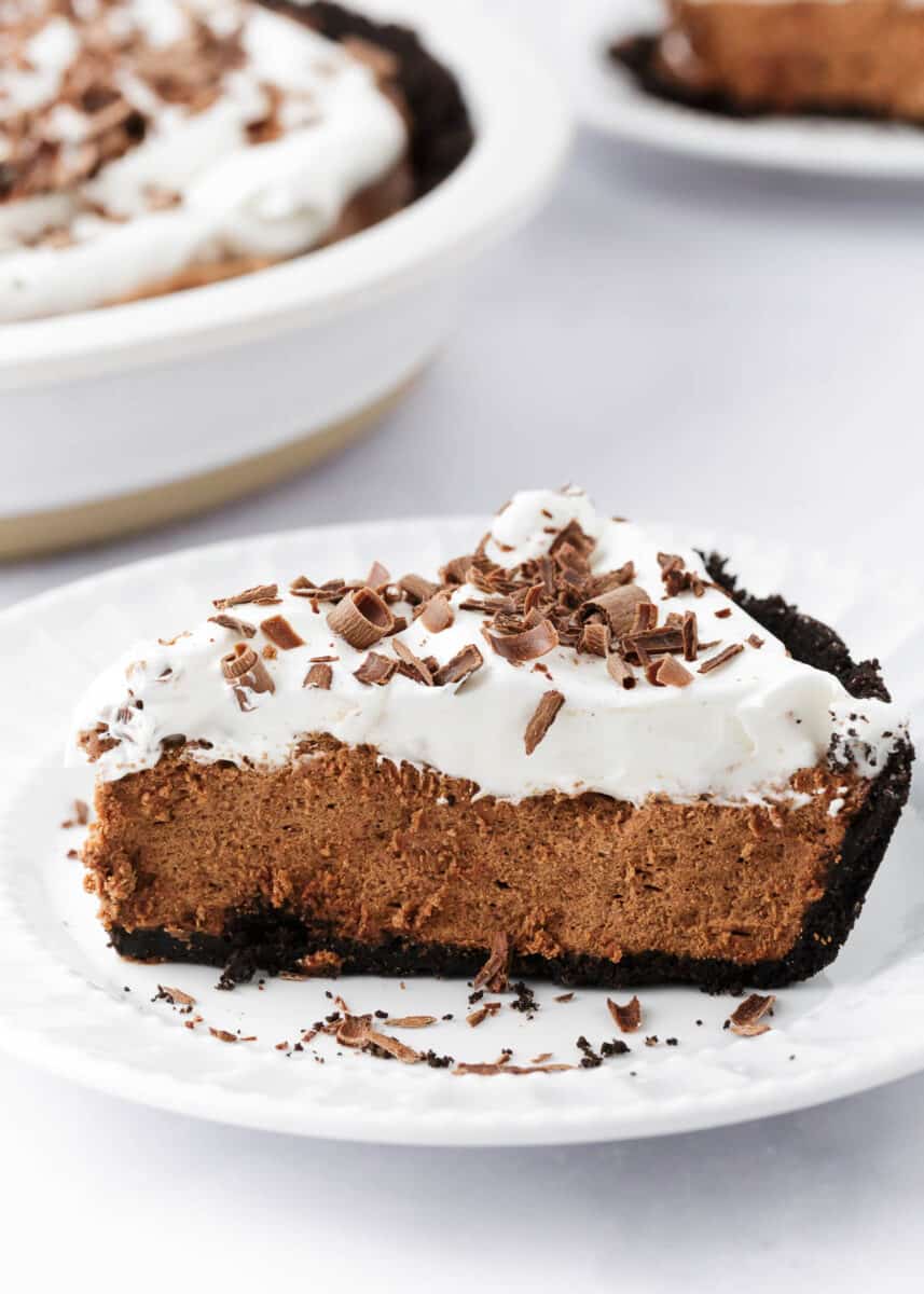 French Chocolate Silk Pie - I Heart Naptime