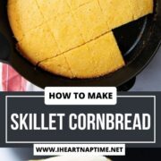 Cornbread in a skillet