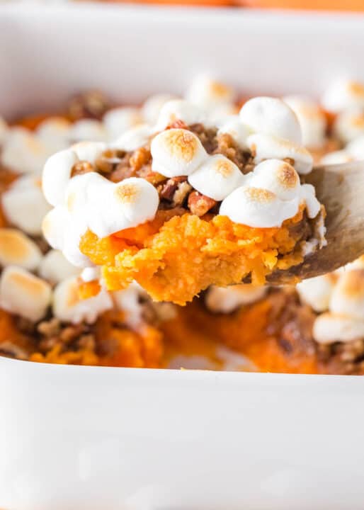 Sweet Potato Casserole with Marshmallows - I Heart Naptime