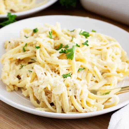 EASY Turkey Tetrazzini Casserole - I Heart Naptime