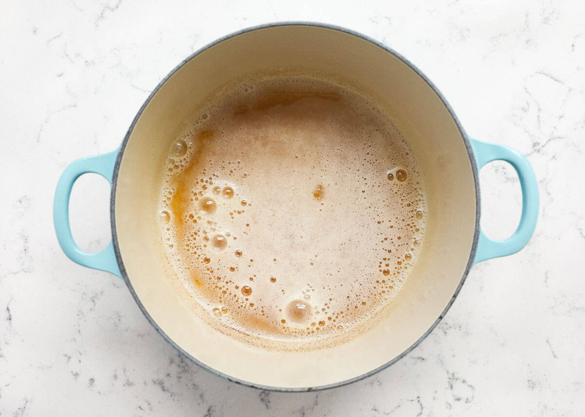 Browned butter for brown sugar cookies.