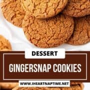 Gingersnap cookies