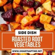 Roasted root vegetables.