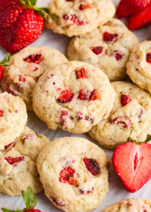 Strawberry Cookies - I Heart Naptime