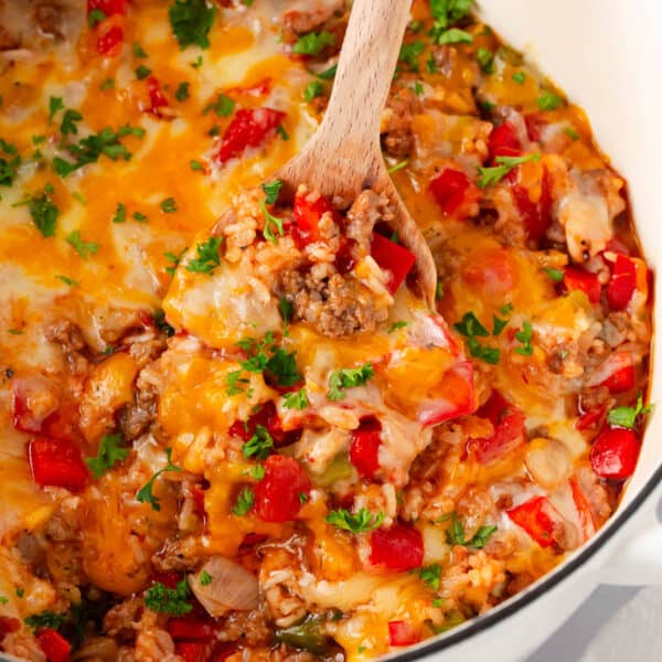 Stuffed Pepper Casserole - I Heart Naptime