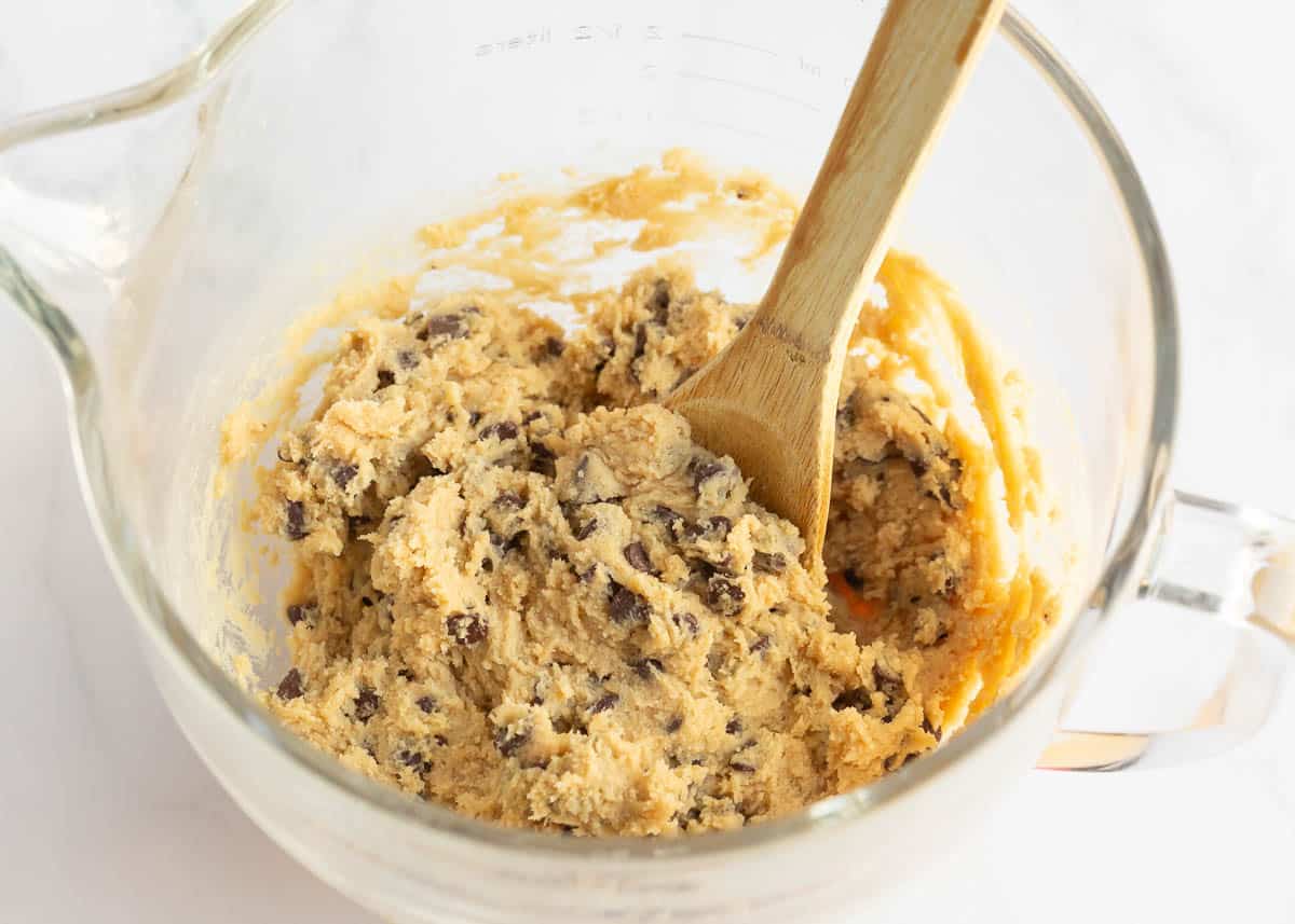 Caramel chocolate chip cookie dough.