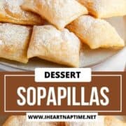 Sopapillas drizzled with honey.