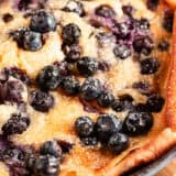 Lemon blueberry dutch baby.