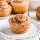 Cruffin on a plate.