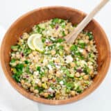 Jennifer Anniston salad in a bowl.