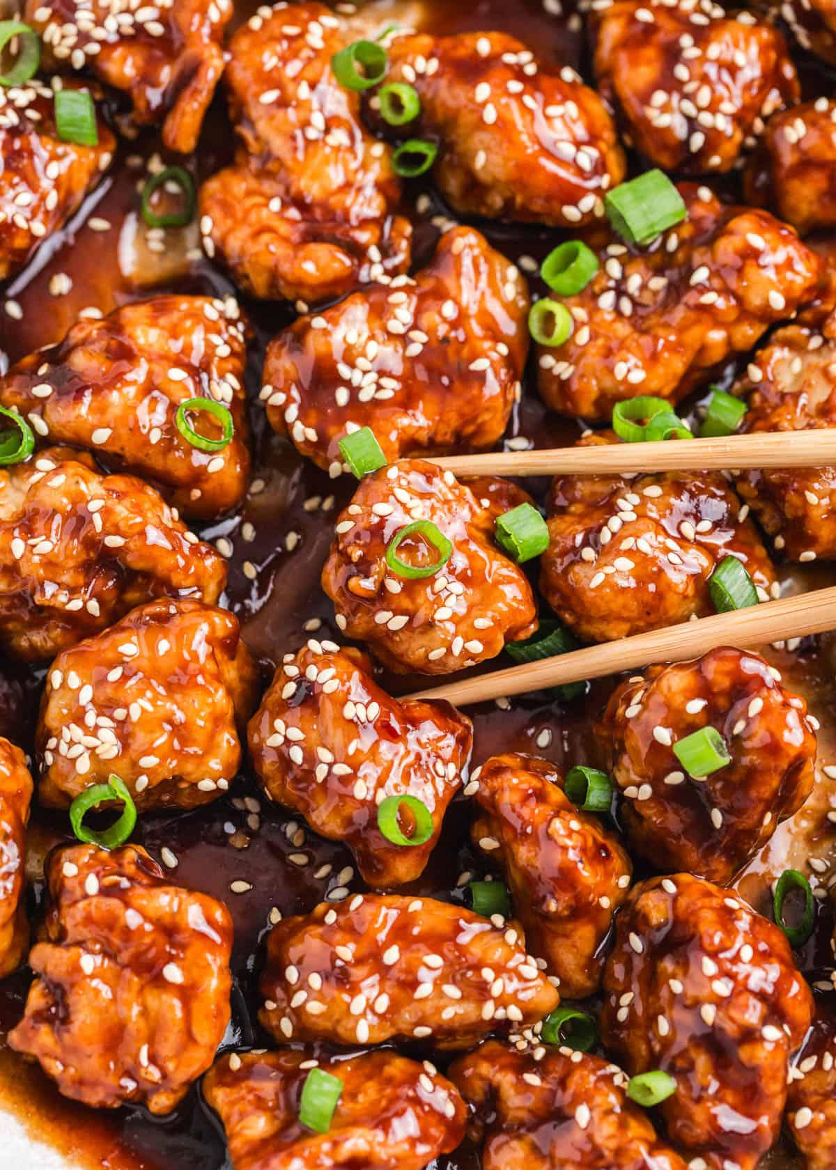 Sesame chicken.