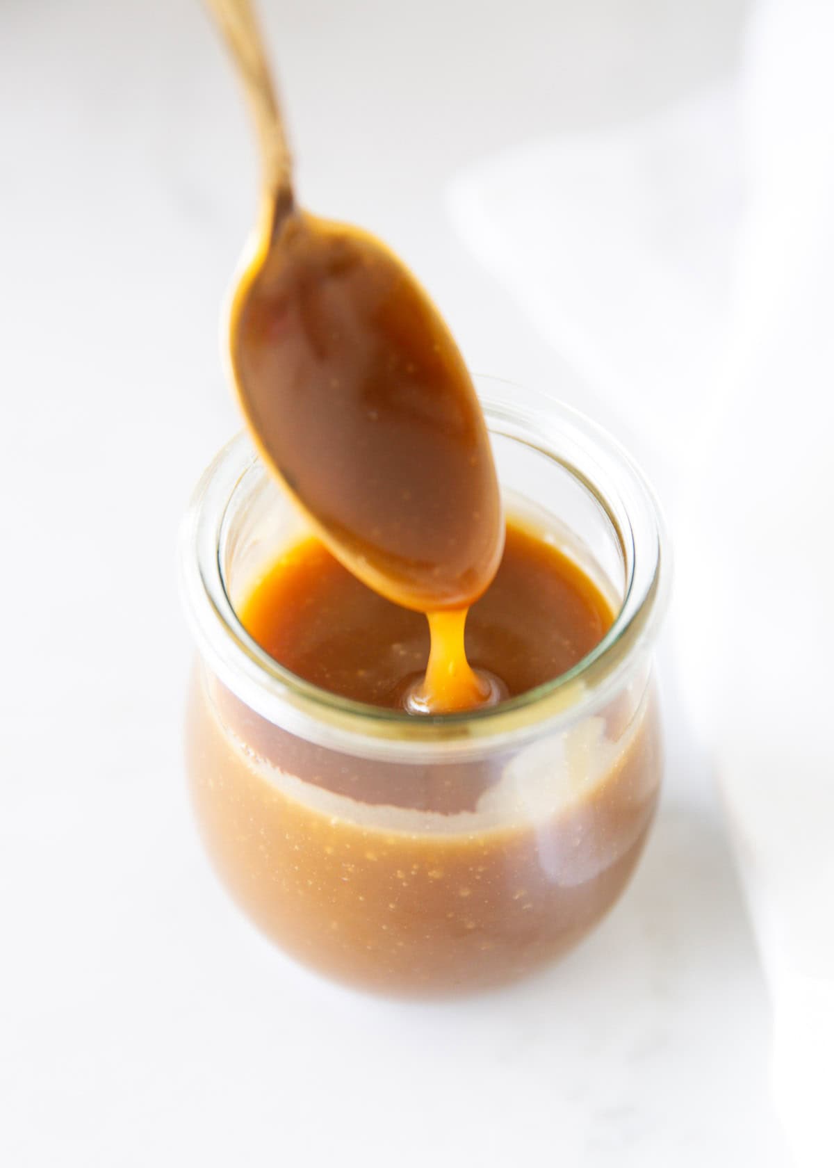 Spoonful of butterscotch.