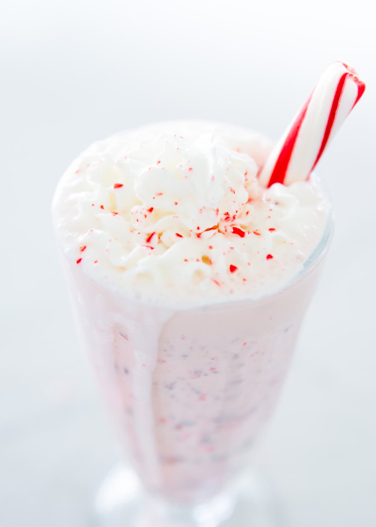 Chick fil a peppermint milkshake.