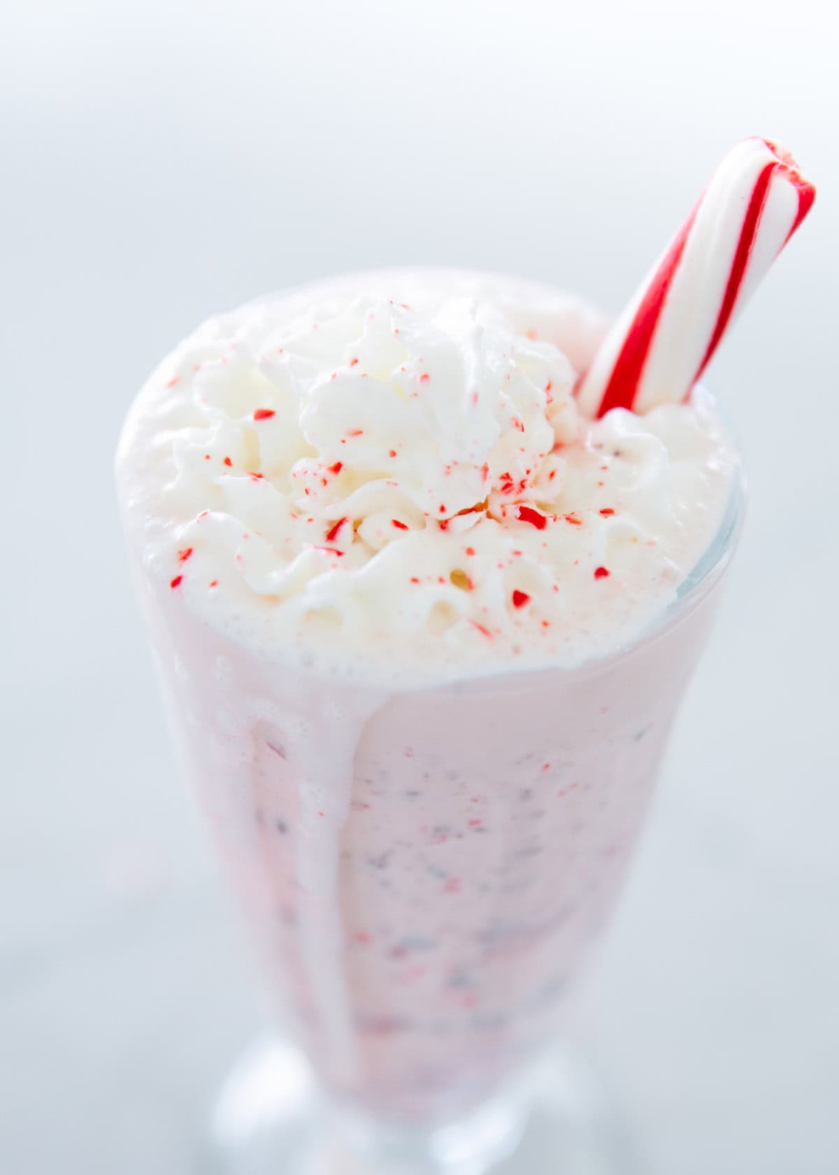 Chick fil a peppermint milkshake.