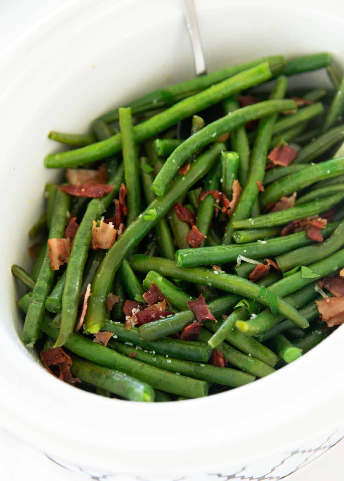 Crockpot green beans.