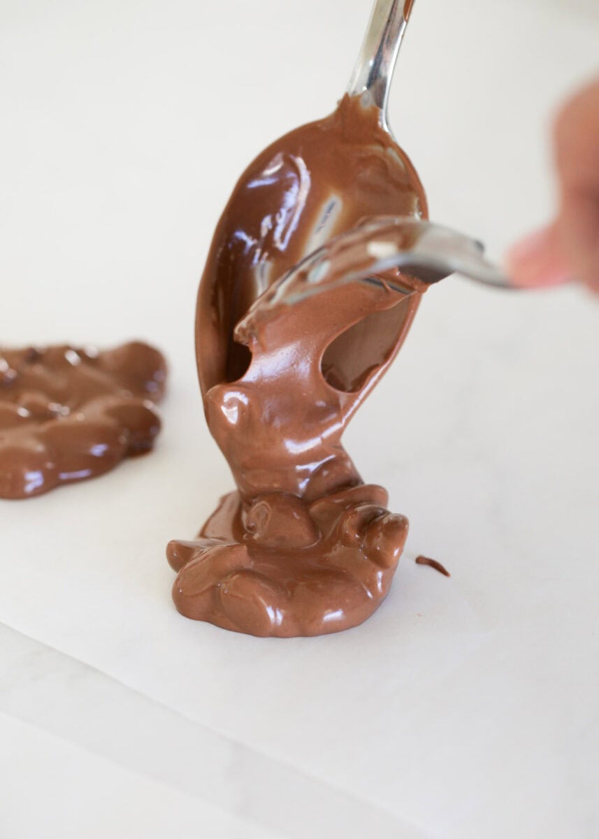 Making crockpot candy.