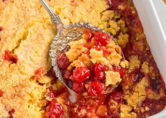 Cherry dump cake.