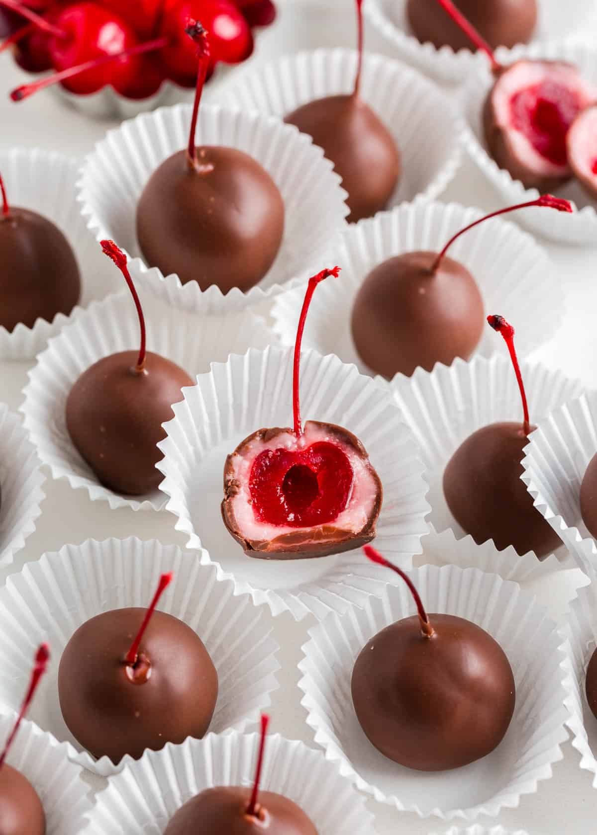 Chocolate covered cherries.