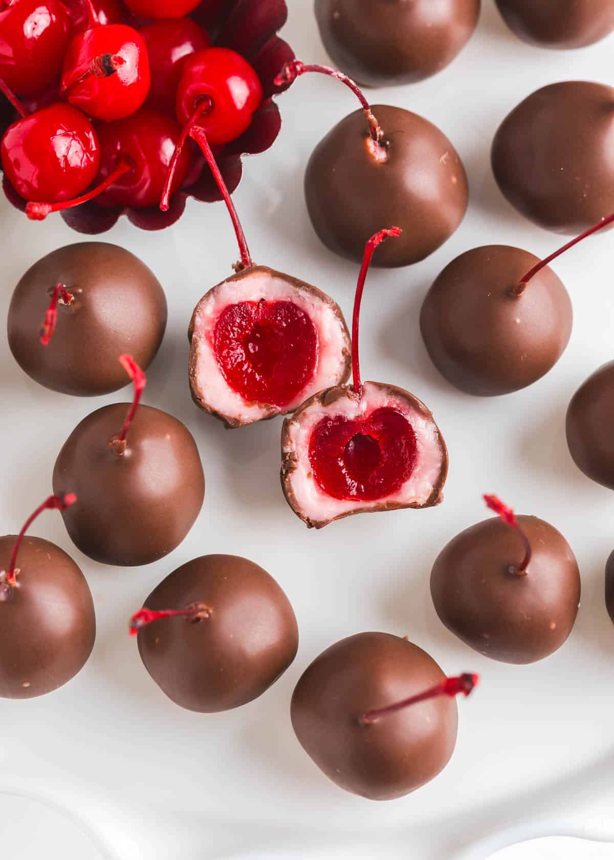 Chocolate covered cherries.