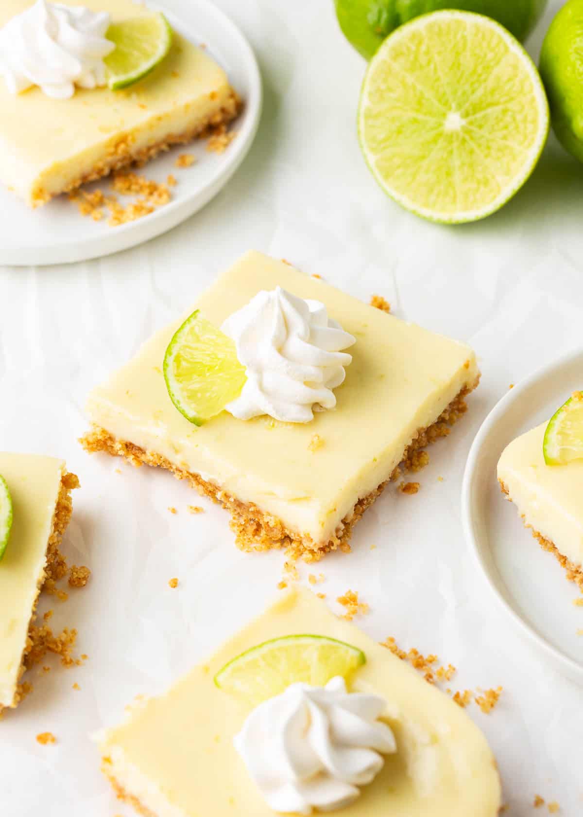 Key lime bars.