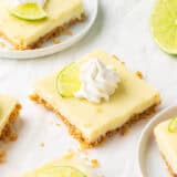 Key lime bars.