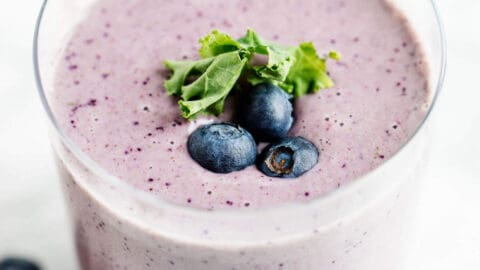 Kale Berry Smoothie 5 Ingredients I Heart Naptime